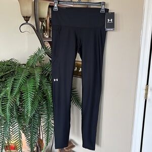 Brand New Under Armour Black High Rise Full Length Compression Leggings